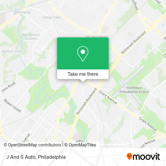 J And S Auto map
