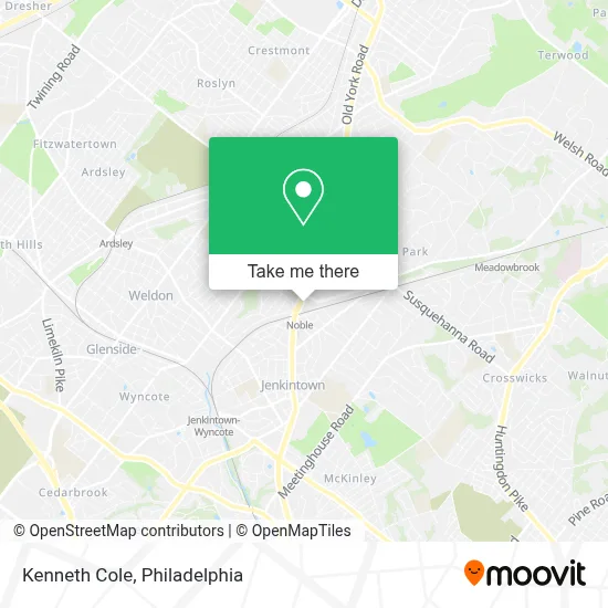 Kenneth Cole map