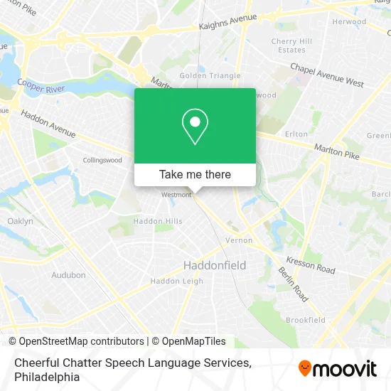 Cheerful Chatter Speech Language Services map
