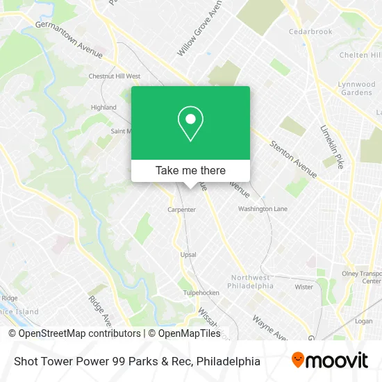 Shot Tower Power 99 Parks & Rec map
