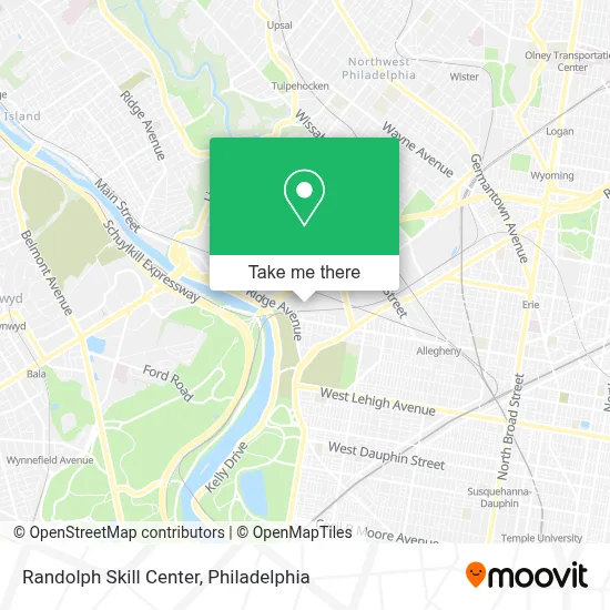 Randolph Skill  Center map