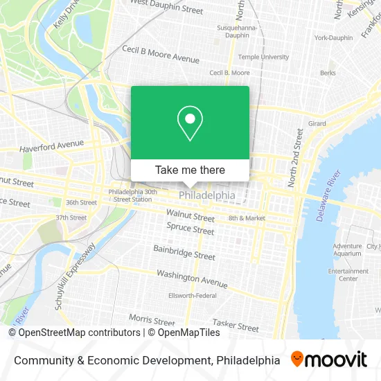 Community & Economic Development map