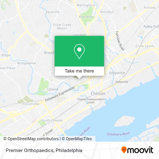 Premier Orthopaedics map