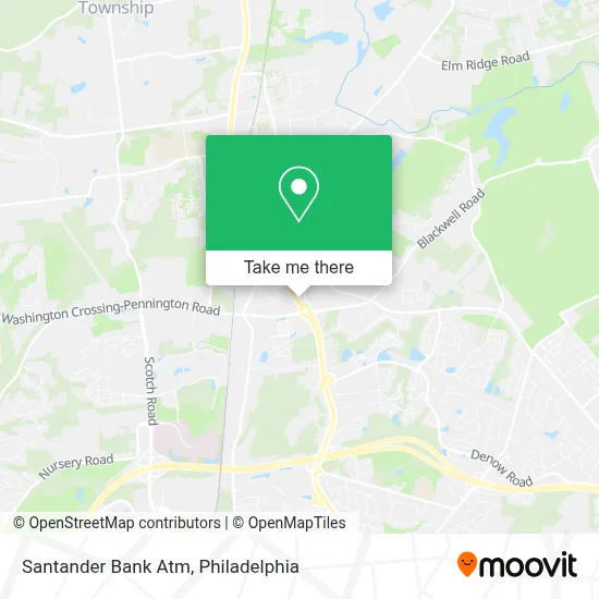 Santander Bank Atm map