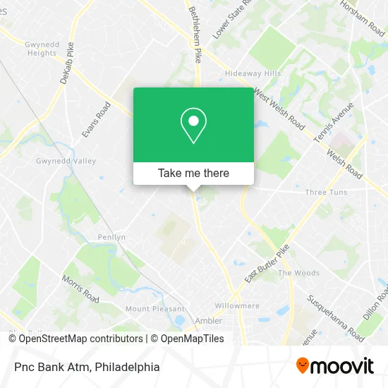 Pnc Bank Atm map