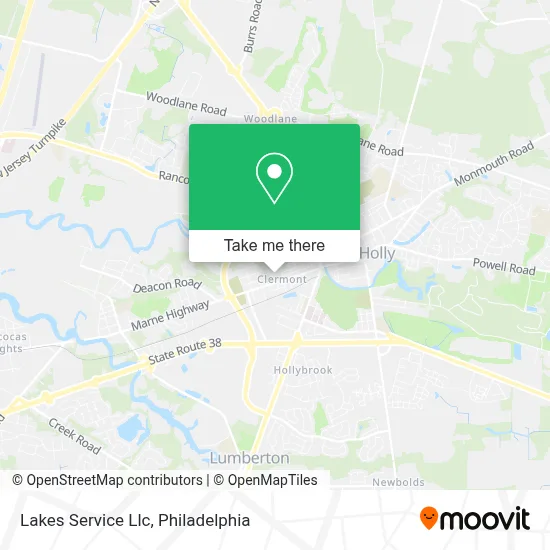 Lakes Service Llc map