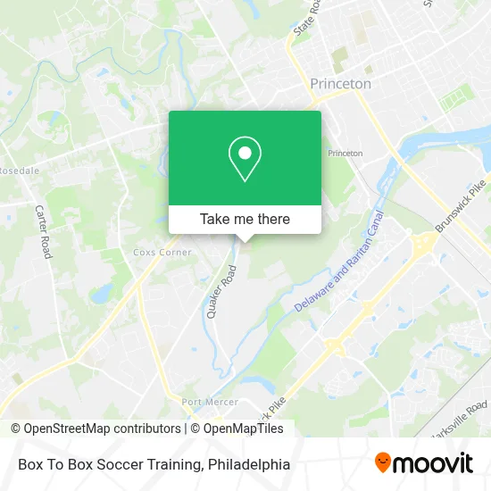Box To Box Soccer Training map