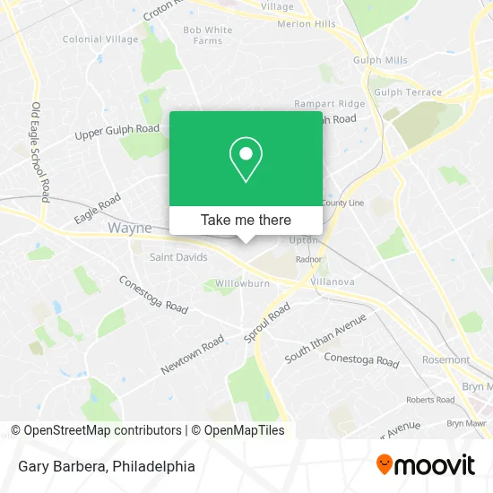 Gary Barbera map
