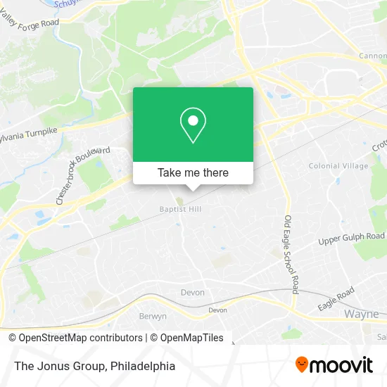 The Jonus Group map