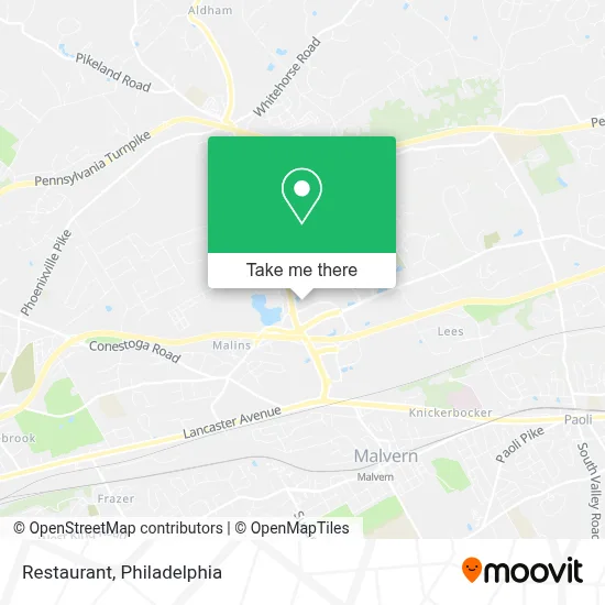 Restaurant map