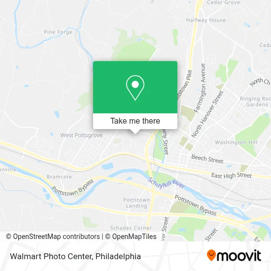 Walmart Photo Center map