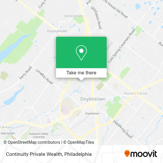 Continuity Private Wealth map