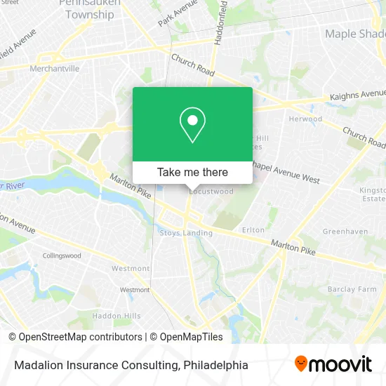 Madalion Insurance Consulting map