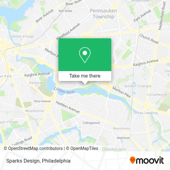 Sparks Design map