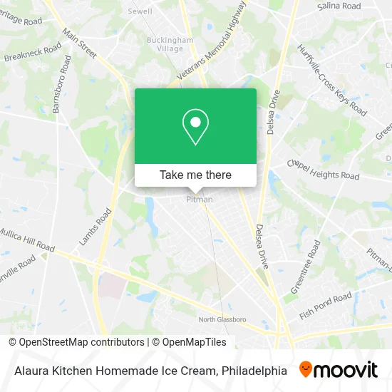 Alaura Kitchen Homemade Ice Cream map