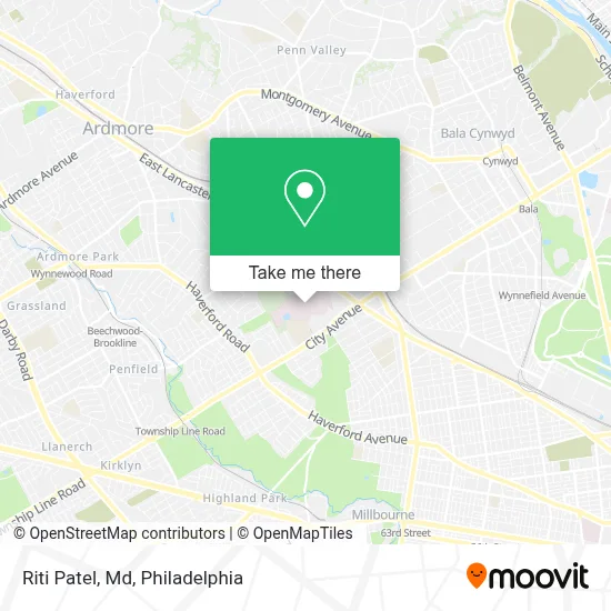 Riti Patel, Md map