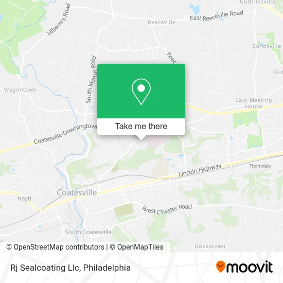 Rj Sealcoating Llc map