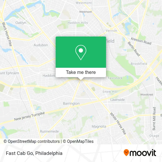 Fast Cab Go map