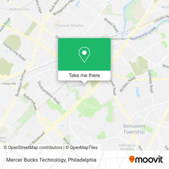 Mercer Bucks Technology map