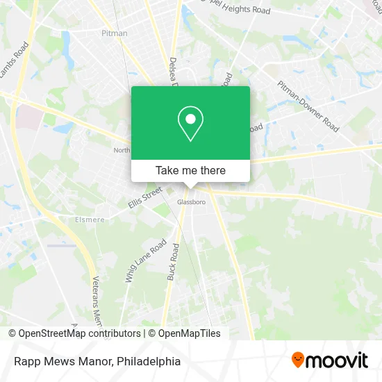 Rapp Mews Manor map