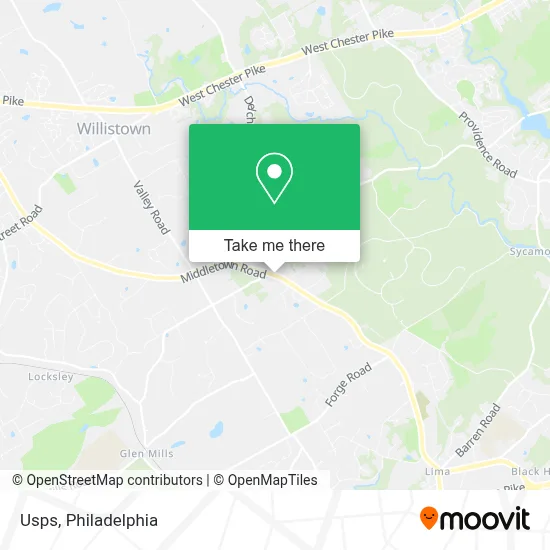 Usps map