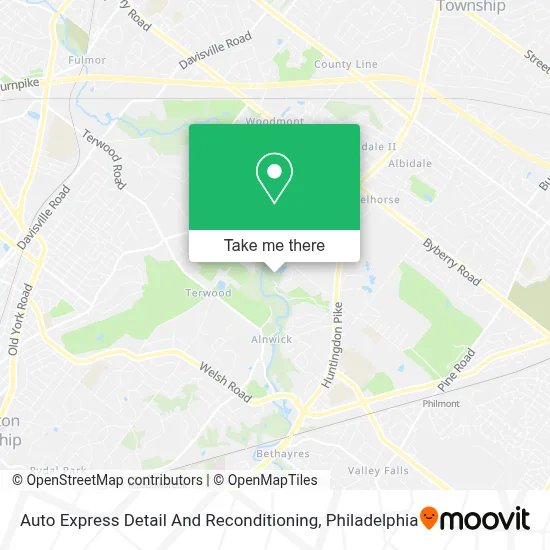Auto Express Detail And Reconditioning map