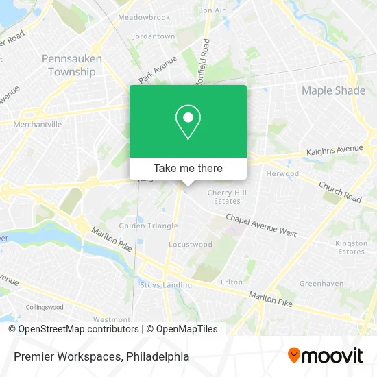 Premier Workspaces map