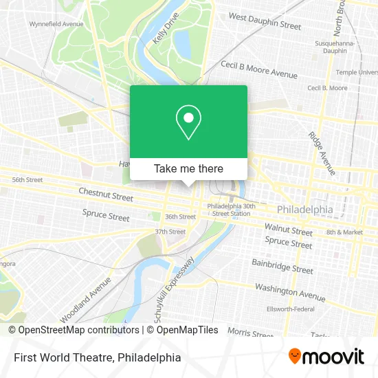 First World Theatre map