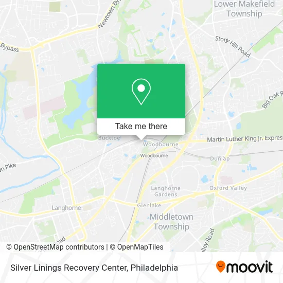 Silver Linings Recovery Center map