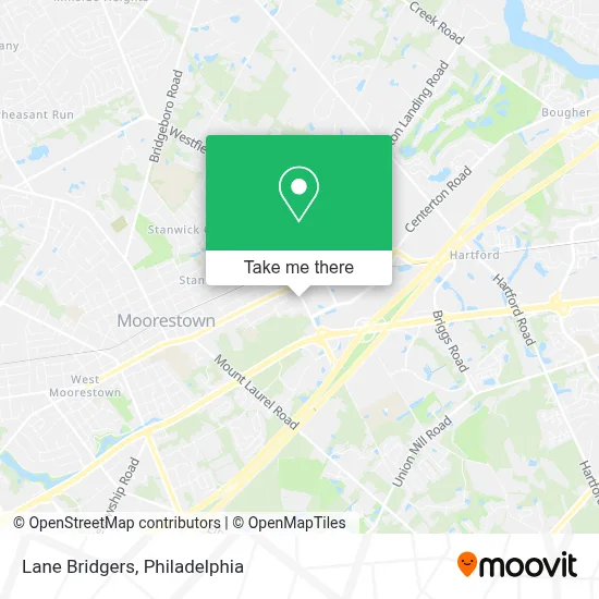 Lane Bridgers map