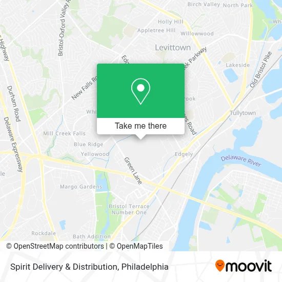 Spirit Delivery & Distribution map