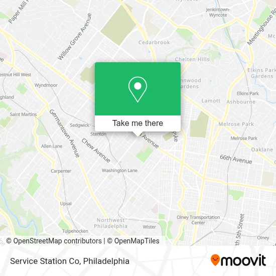 Service Station Co map