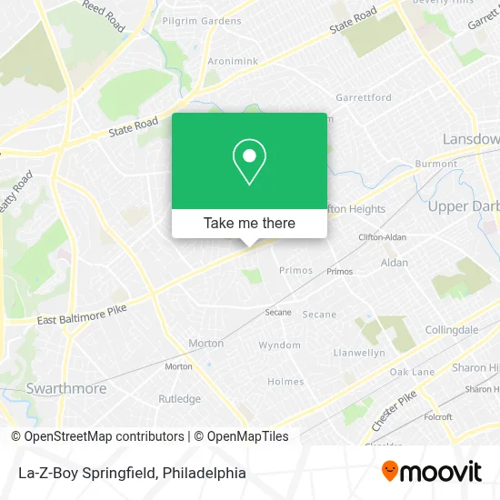 La-Z-Boy Springfield map
