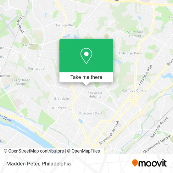 Madden Peter map