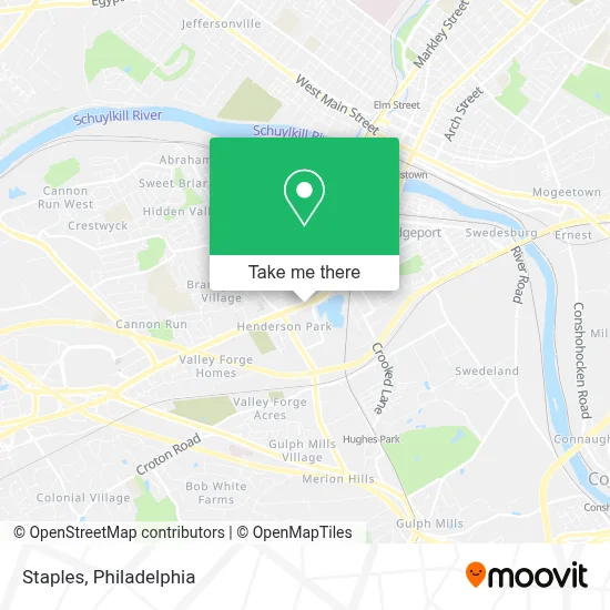 Staples map