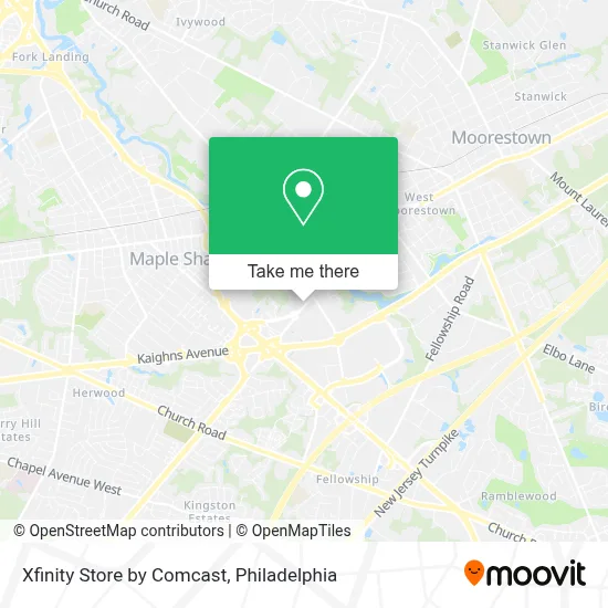 Xfinity Store by Comcast map
