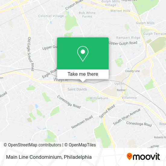Main Line Condominium map