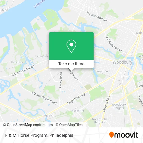 F & M Horse Program map