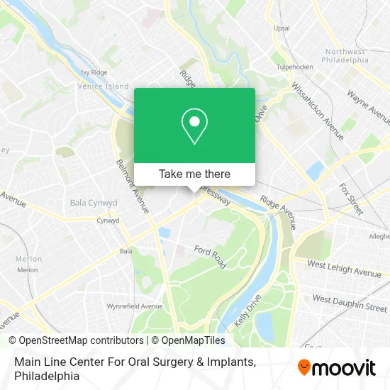Main Line Center For Oral Surgery & Implants map