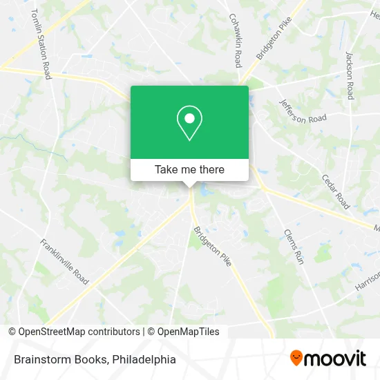Brainstorm Books map