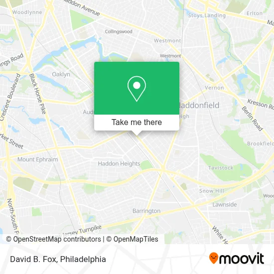 David B. Fox map