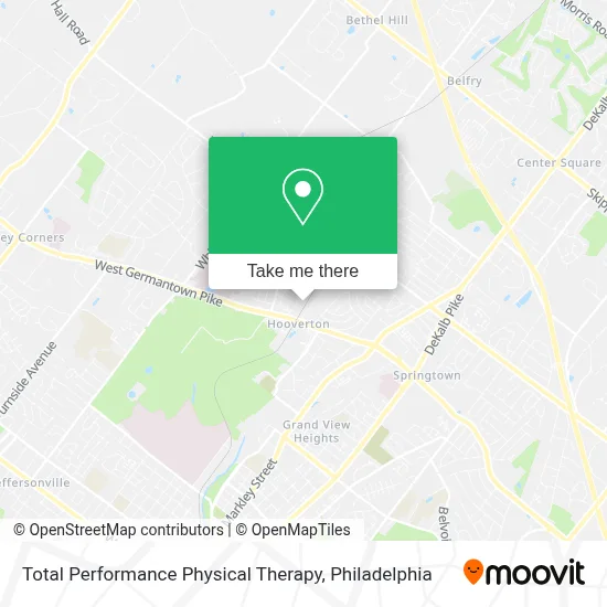 Total Performance Physical Therapy map