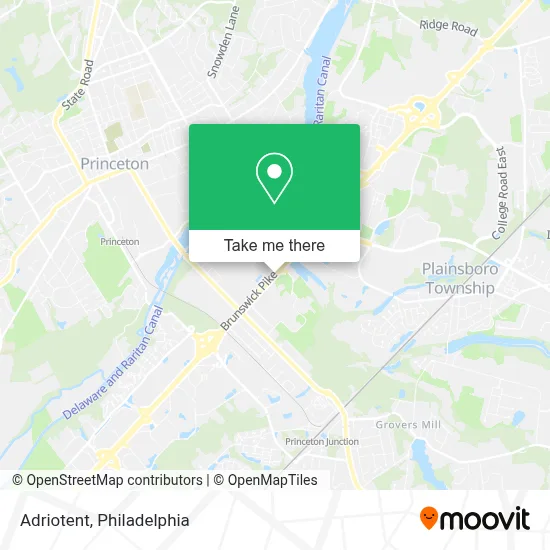 Adriotent map