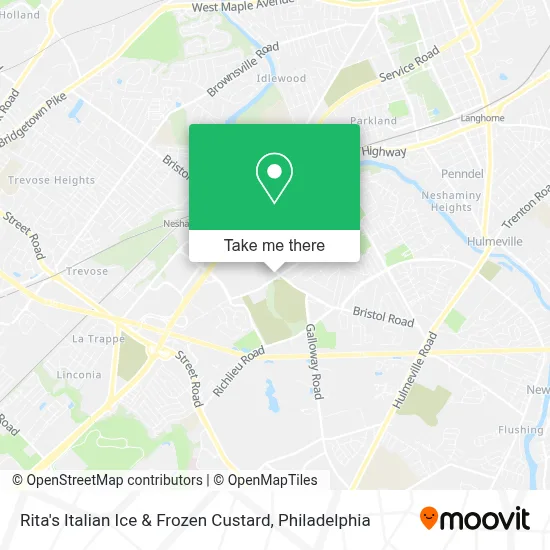 Rita's Italian Ice & Frozen Custard map