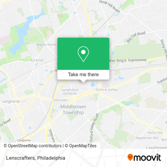 Lenscrafters map