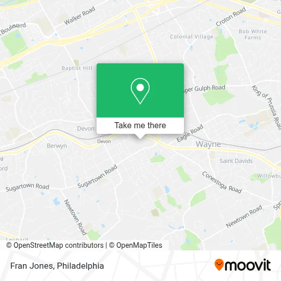 Fran Jones map