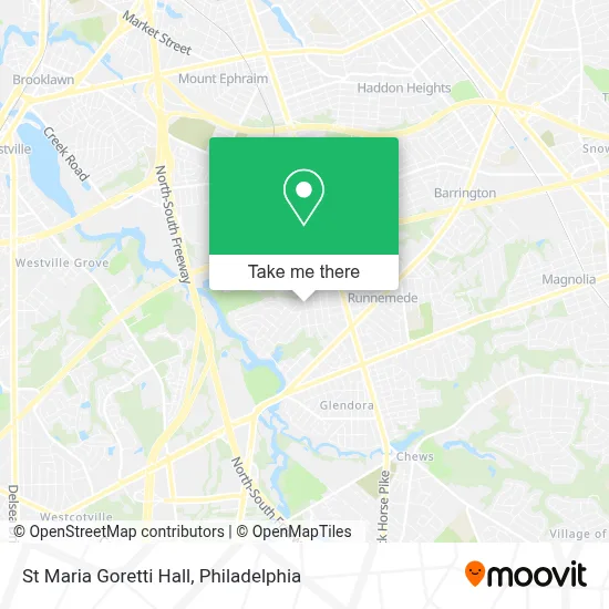 St Maria Goretti Hall map