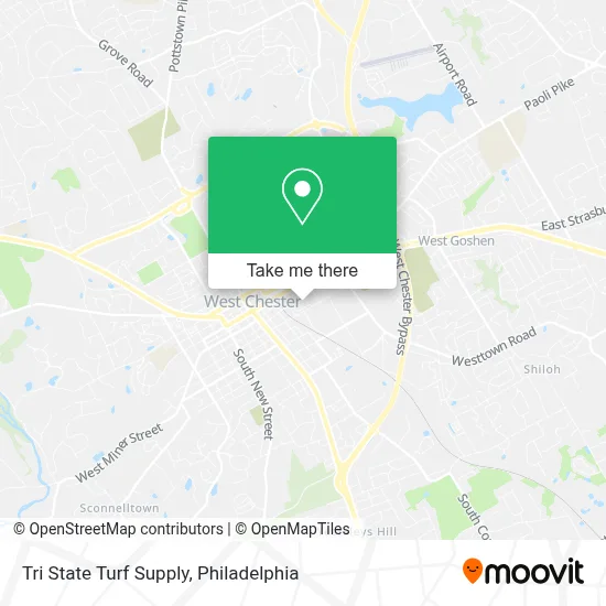 Tri State Turf Supply map