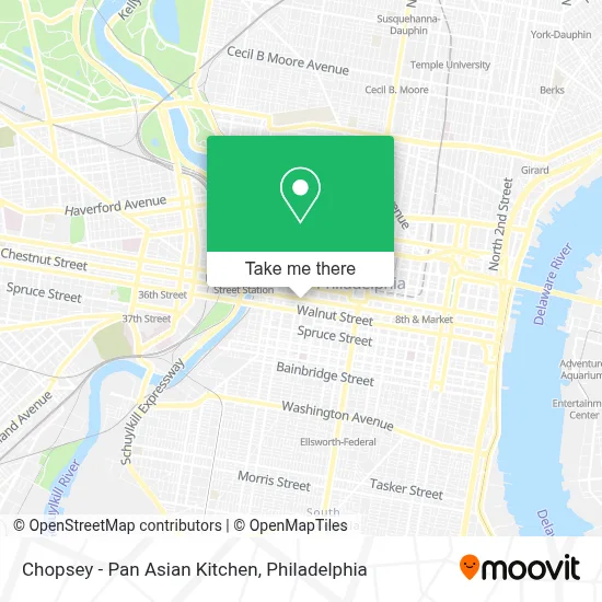 Chopsey - Pan Asian Kitchen map
