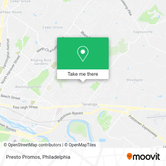 Presto Promos map
